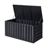 Livsip Outdoor Storage Box 680L Foldable Garden Container Black