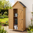 Gardeon Outdoor Storage Cabinet Cupboard Tool Organizer Shed Adjustable Natural