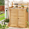 Gardeon Outdoor Storage Cabinet Box Potting Bench Table Shelf Chest Garden Shed