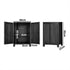 Outdoor Storage Cabinet Adjustable Lockable Black