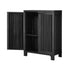 Outdoor Storage Cabinet Adjustable Lockable Black