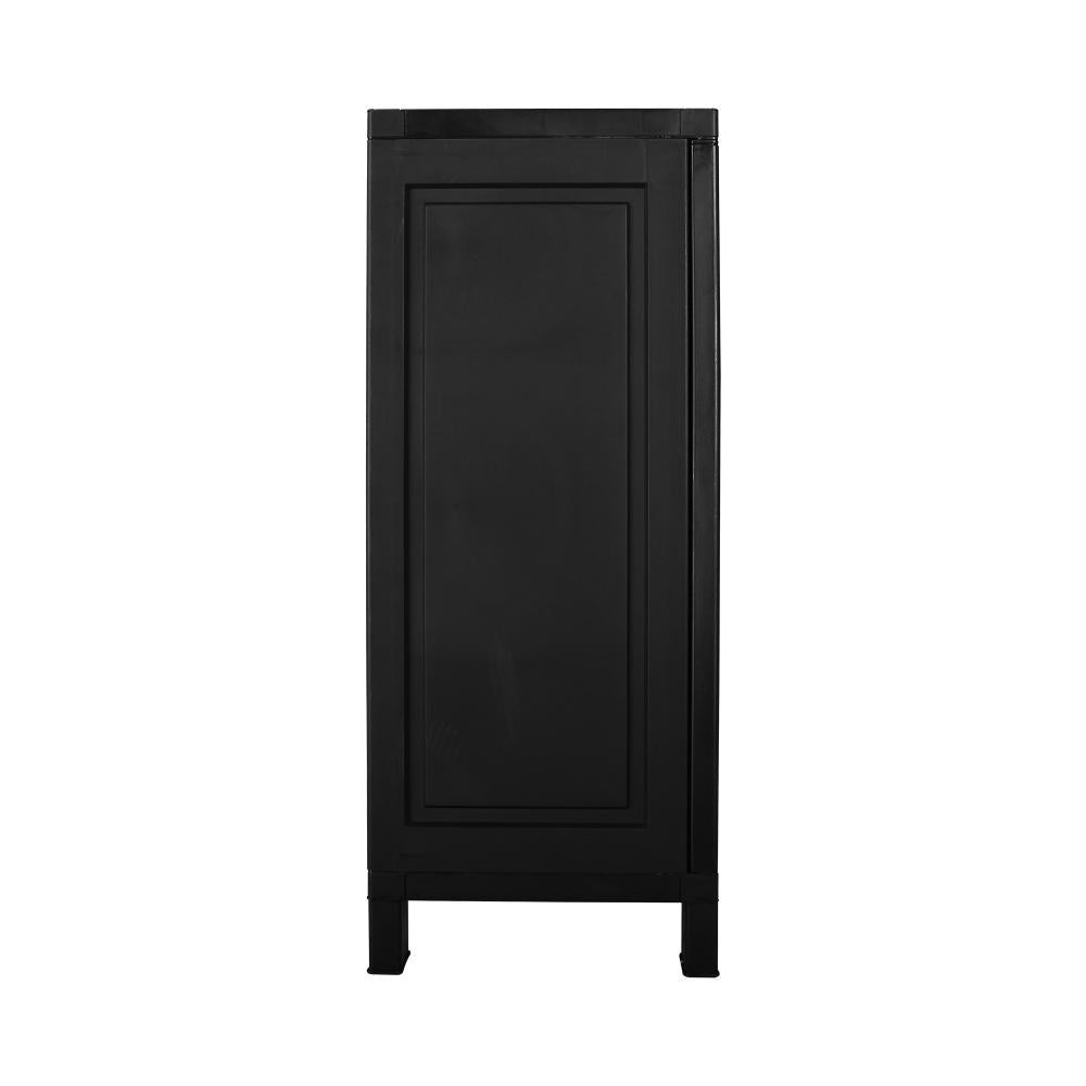 Outdoor Storage Cabinet Adjustable Lockable Black