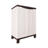 Outdoor Storage Cabinet Removable Shelf Lockable Beige