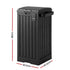 Gardeon Outdoor Trash Cans Polypropylene Patio Hideaway Bin 110L Black