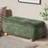 Storage Ottoman Blanket Box Bench Chenille Ball Foot Stool