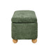 Storage Ottoman Blanket Box Bench Chenille Ball Foot Stool