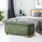 Storage Ottoman Blanket Box Bench Chenille Ball Foot Stool