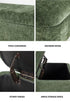 Storage Ottoman Blanket Box Bench Chenille Ball Foot Stool