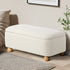 Oikiture Storage Ottoman Blanket Box Teddy Stool Bench