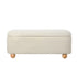 Oikiture Storage Ottoman Blanket Box Teddy Stool Bench