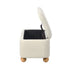 Oikiture Storage Ottoman Blanket Box Teddy Stool Bench