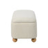 Oikiture Storage Ottoman Blanket Box Teddy Stool Bench
