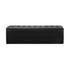 Storage Ottoman XL PU Leather Black