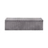 Storage Ottoman Blanket Box XL Polyester Grey