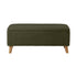 Storage Ottoman Blanket Box Chest Toy Foot Stool Sherpa Green