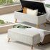 Storage Ottoman Blanket Box LARGE Polyester Beige