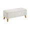 Storage Ottoman Blanket Box LARGE Polyester Beige