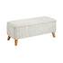 Storage Ottoman Blanket Box LARGE Polyester Beige