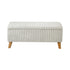 Storage Ottoman Blanket Box LARGE Polyester Beige