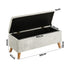 Storage Ottoman Blanket Box LARGE Polyester Beige
