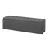 Artiss Extra Long Storage Ottoman 140cm Bench Seat Faux Linen Grey