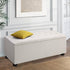 Artiss Storage Ottoman Blanket Box 97cm Linen Beige