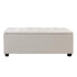 Artiss Storage Ottoman Blanket Box 97cm Linen Beige