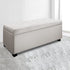 Artiss Storage Ottoman Blanket Box 97cm Linen Beige