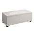 Artiss Storage Ottoman Blanket Box 97cm Linen Beige