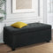 Artiss Storage Ottoman Bench Linen Fabric Footstool Seat Box Charcoal