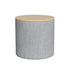 Artiss Storage Ottoman Blanket Box 40cm Linen Round Grey