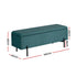 Artiss Storage Ottoman Blanket Box 140cm Velvet Green