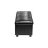 Storage Ottoman PU Leather Large Black