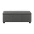 Storage Ottoman Linen Fabric Large
