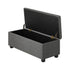 Storage Ottoman Linen Fabric Large