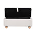 Artiss Storage Ottoman Hidden Bench, Velvet, 150kg Capacity, Beige, 97cm