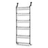 Over Door Storage Rack – 6‑Tier Metal Organiser, Suction‑Grip Base, 45×126cm