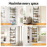 Over Door Storage Rack – 6‑Tier Metal Organiser, Suction‑Grip Base, 45×126cm