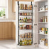 Over Door Storage Rack – 6‑Tier Metal Organiser, Suction‑Grip Base, 45×126cm