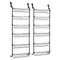 Over Door Storage Rack Set – 6‑Tier, Metal, Suction‑Grip Base, 45×126cm