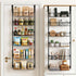 Over Door Storage Rack Set – 6‑Tier, Metal, Suction‑Grip Base, 45×126cm