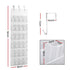 Artiss Over Door Shoe Organiser Storage 6-Tier Pantry Hanger 24 Pockets White