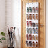 Artiss Over Door Shoe Organiser Storage 6-Tier Pantry Hanger 24 Pockets White