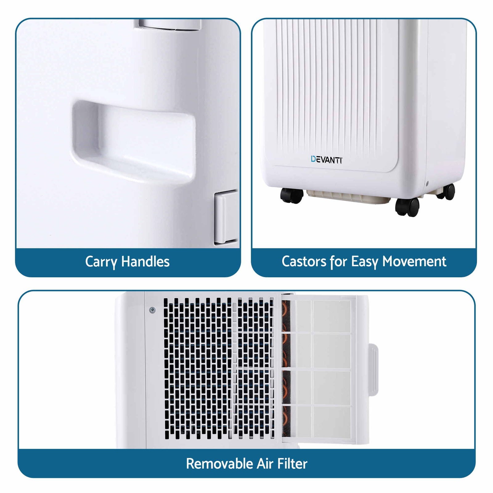 Portable Air Conditioner 5000 BTU 3-in-1 with Remote Control