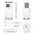 3-in-1 Devanti Portable Air Conditioner Dehumidifier Fan 7000BTU