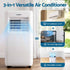 Portable Air Conditioner 9000 BTU 3-in-1 with Remote Control