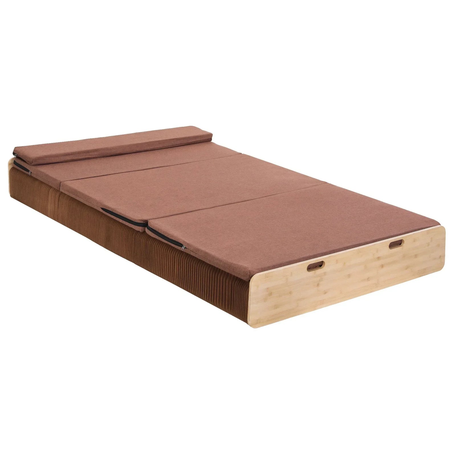 Artiss Folding Kraft Paper Bed Frame – 300kg Load, Sofa/Bed, Mattress Included