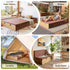 Artiss Folding Kraft Paper Bed Frame – 300kg Load, Sofa/Bed, Mattress Included