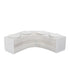 Artiss Folding Paper Bench With 4 PU Leather Seat Pads Expandable Accordion Stool For 4 Seats