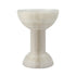 Artiss Paper End Table Honeycomb Coffee Table Foldable Round Bedside Side Table White 40x55cm